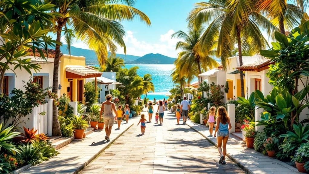 resort de praia familiar