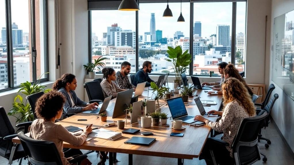 infraestrutura de teletrabalho de alta velocidade