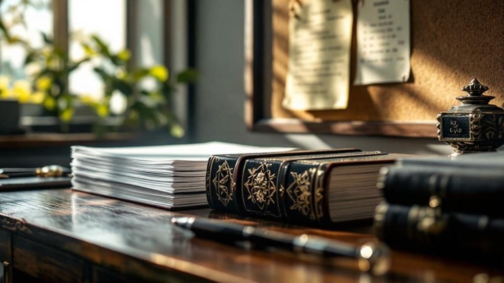 documentação e papelada legal