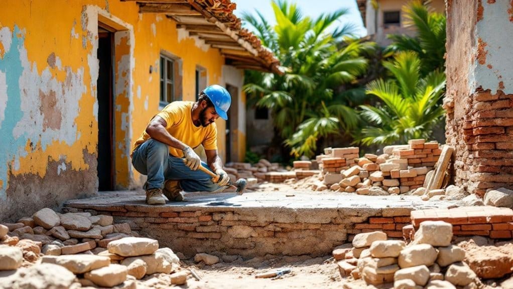 priorize primeiro as reparações estruturais