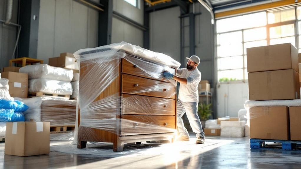 embalagem de proteção e fixação