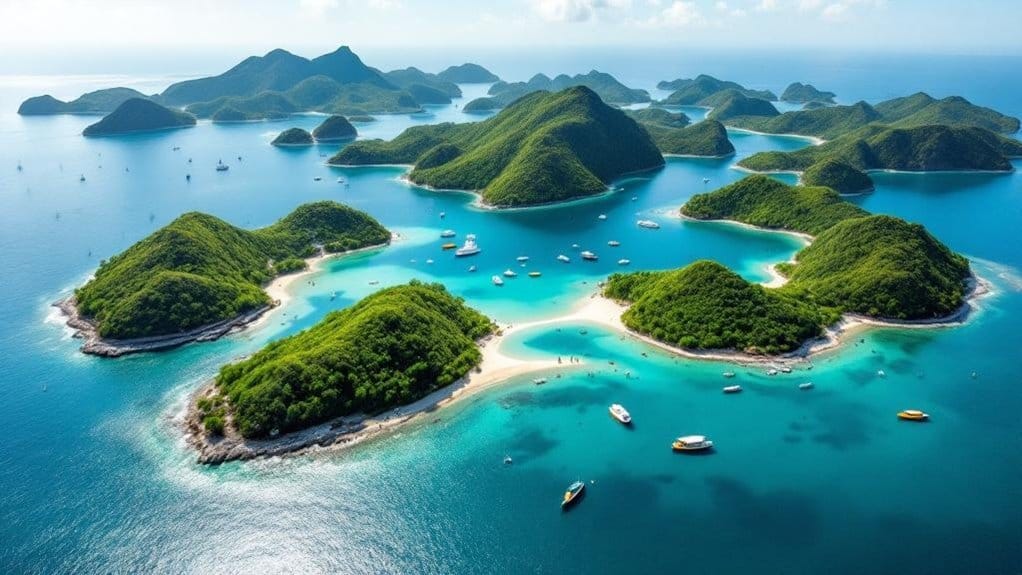 estilo de vida tranquilo em ilha isolada