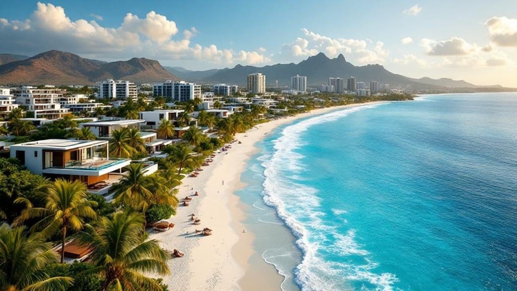 investimento à beira-mar com luxo