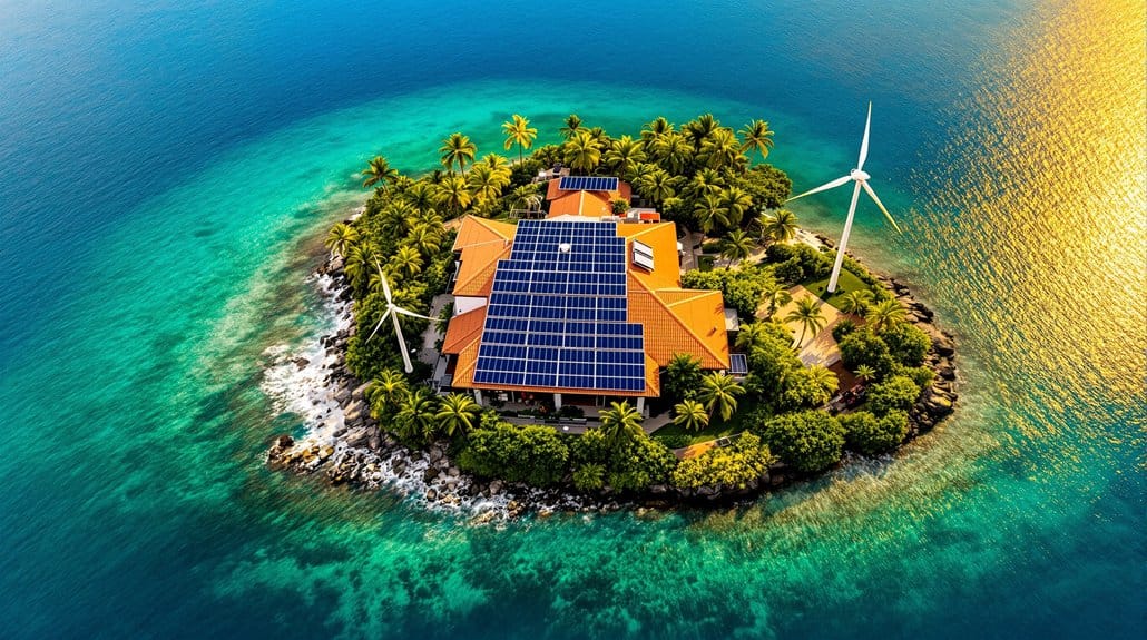 opções de energia solar para casas