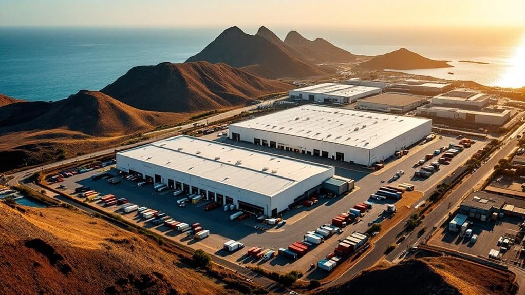 localizações estratégicas de parques industriais