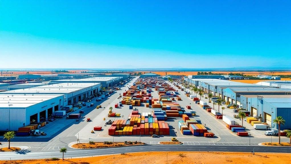 portos estratégicos permitem logística sem problemas