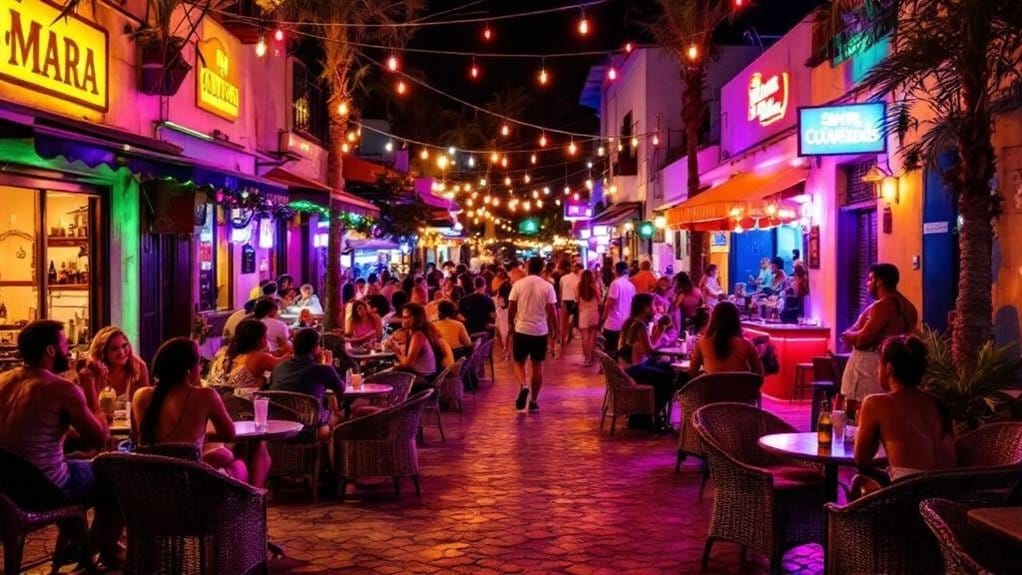 vida nocturna vibrante locais diversos